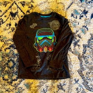 Glow in the dark Star Wars Long Sleeve Shirt - Size XS 4/5 - LEGO Star Wars